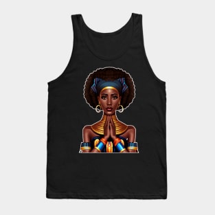 Afrocentric Melanin Black Queen Pride Tank Top
